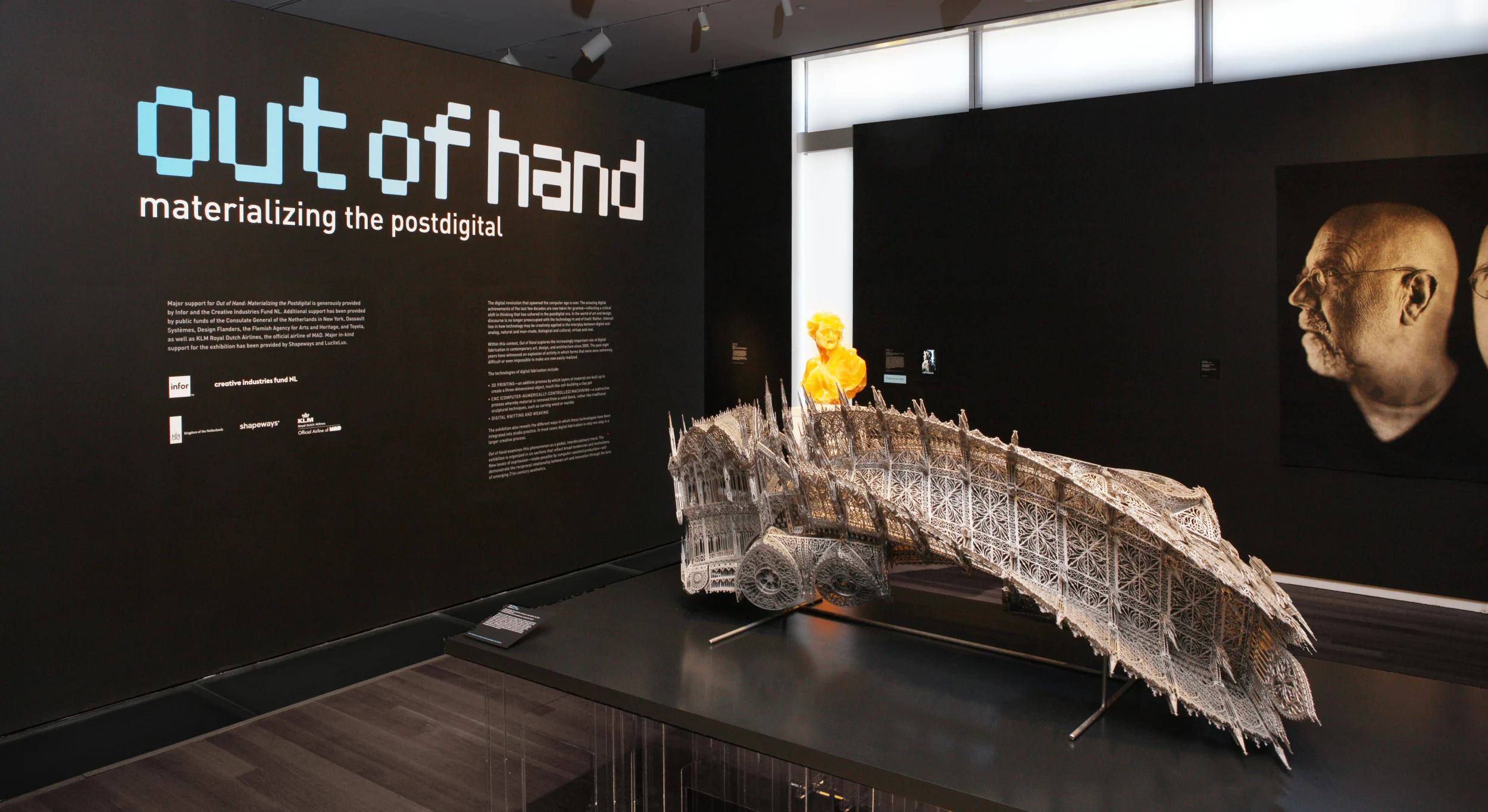 out of hand, entrance, description, model