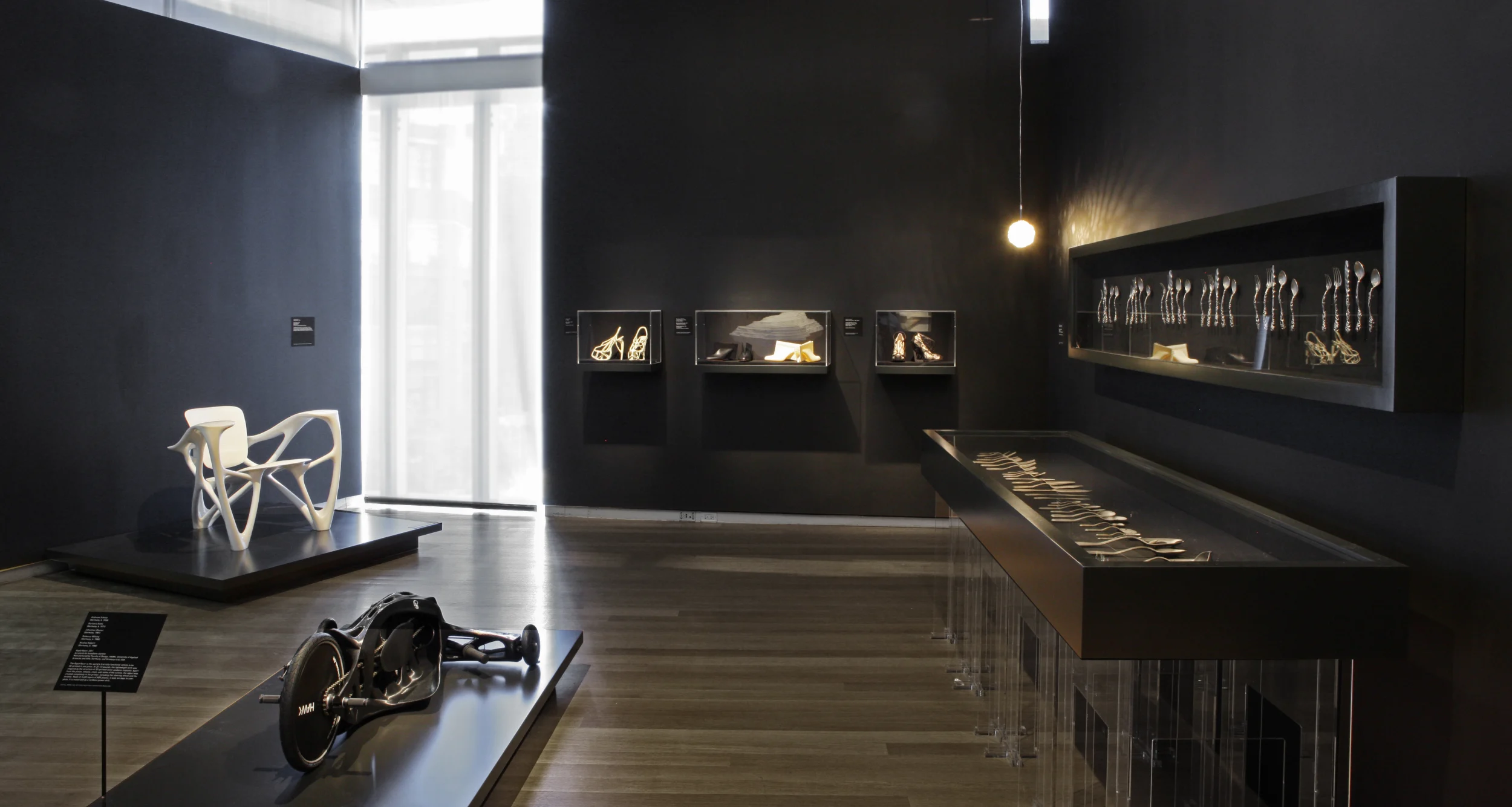 gallery, silverware, chairs, shoes