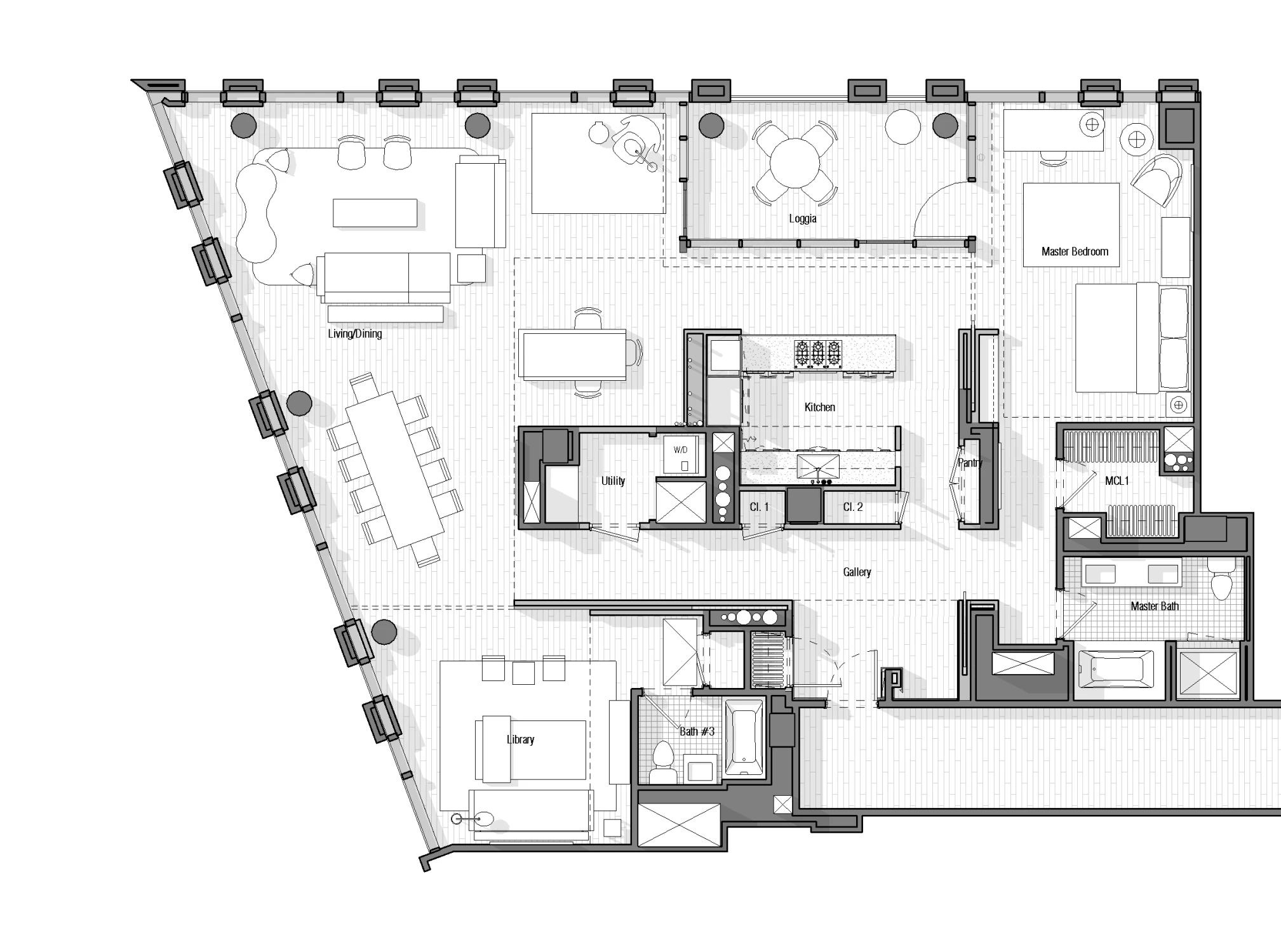 PLAN, floor plan, apartment