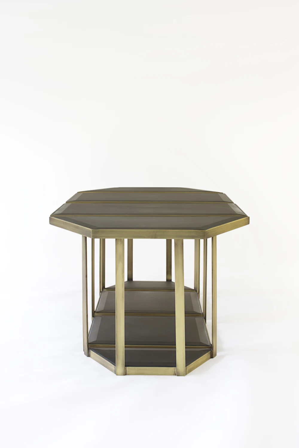module, table, gold, coffee table