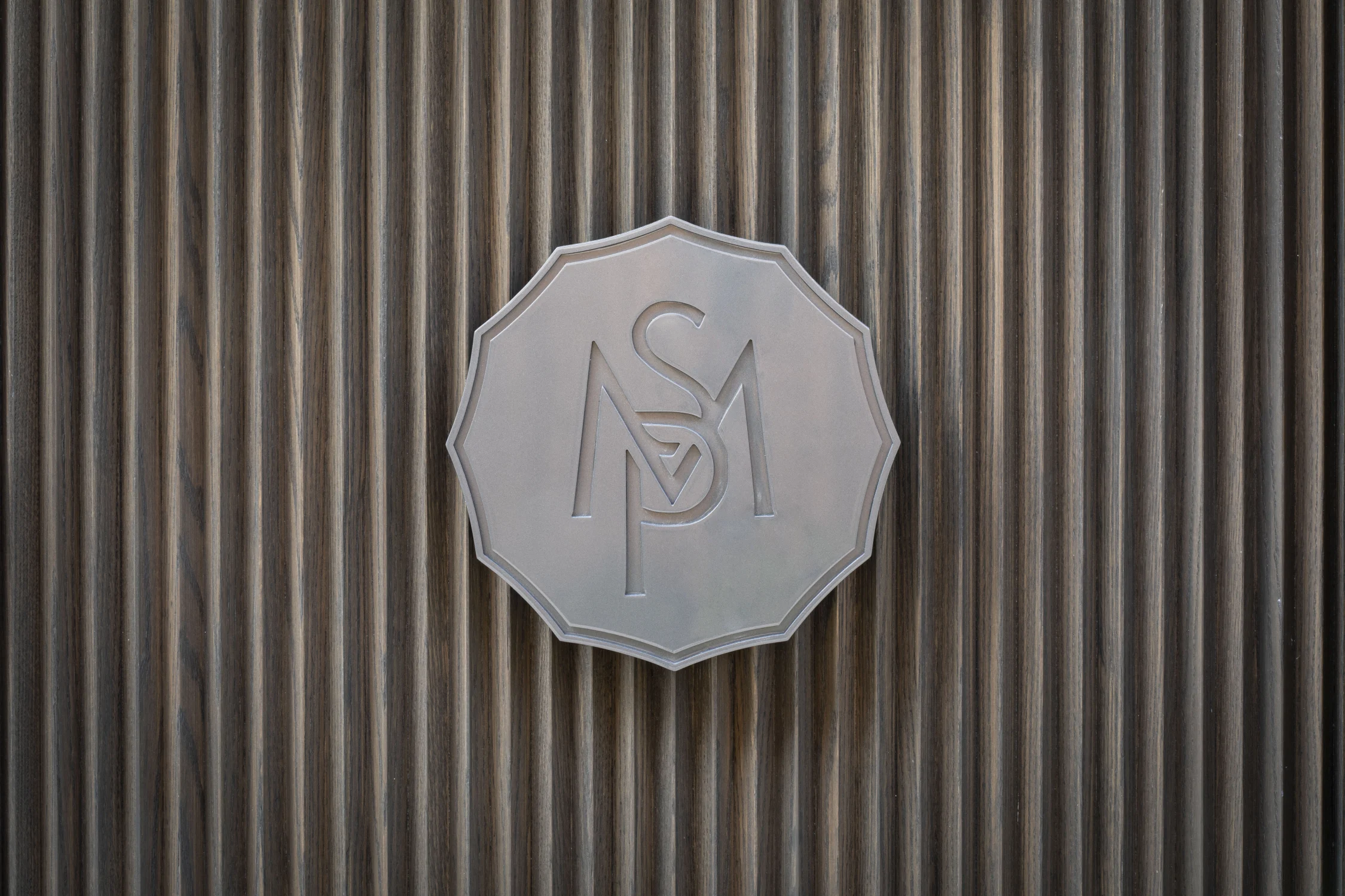 logo, saint marks place, wood