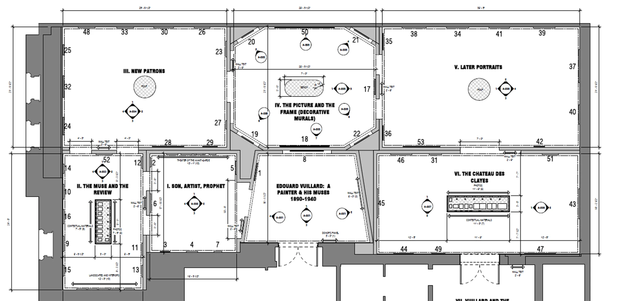 jewish museum, vuillard, floor plan