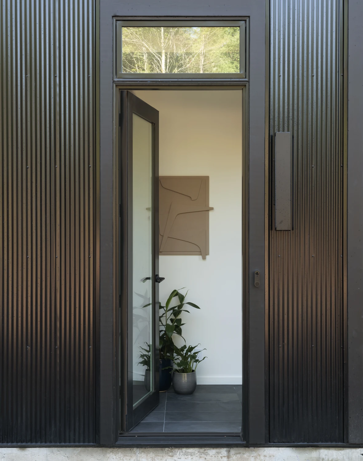 entrance, door, steel