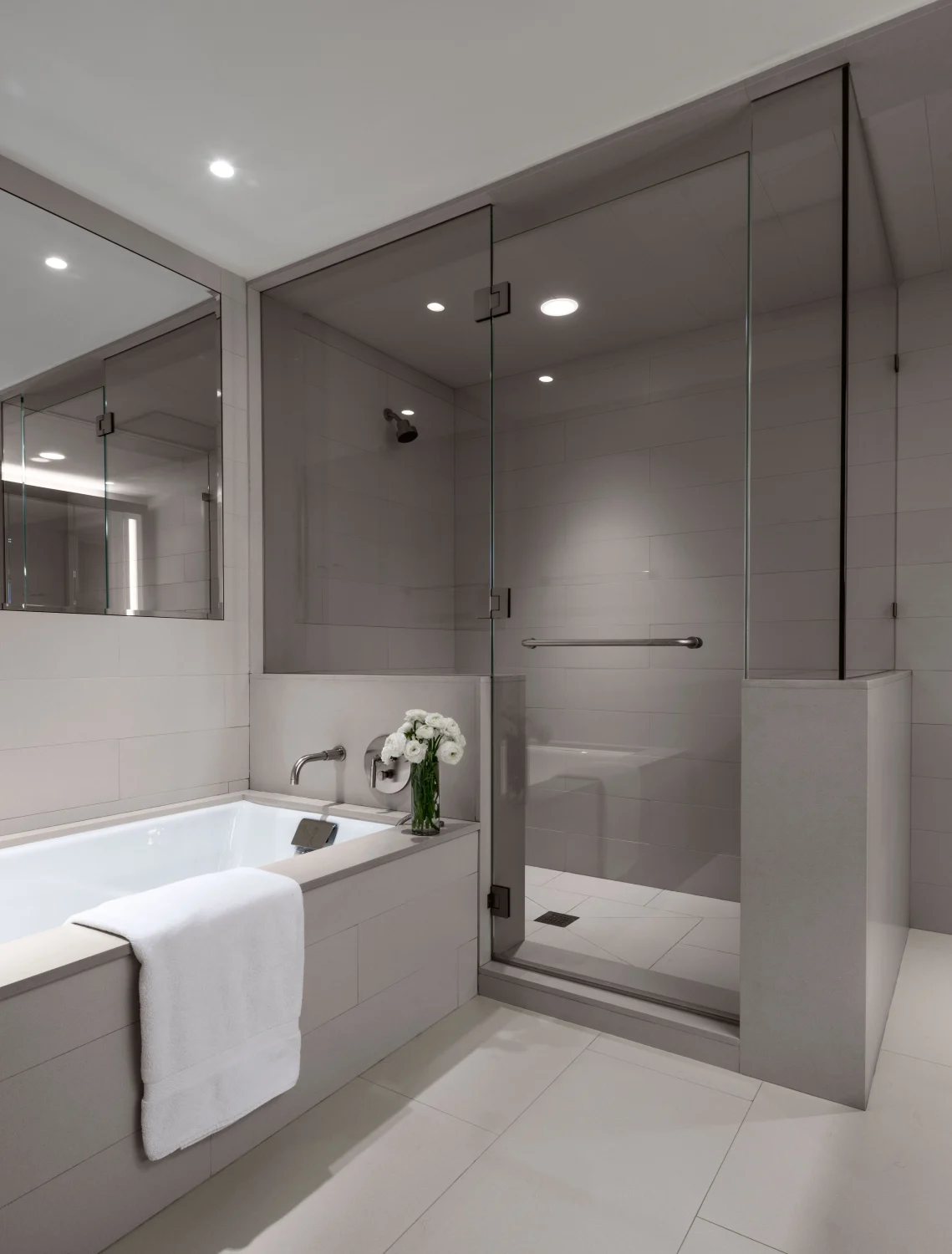 bathroom, tub, shower, enclosure