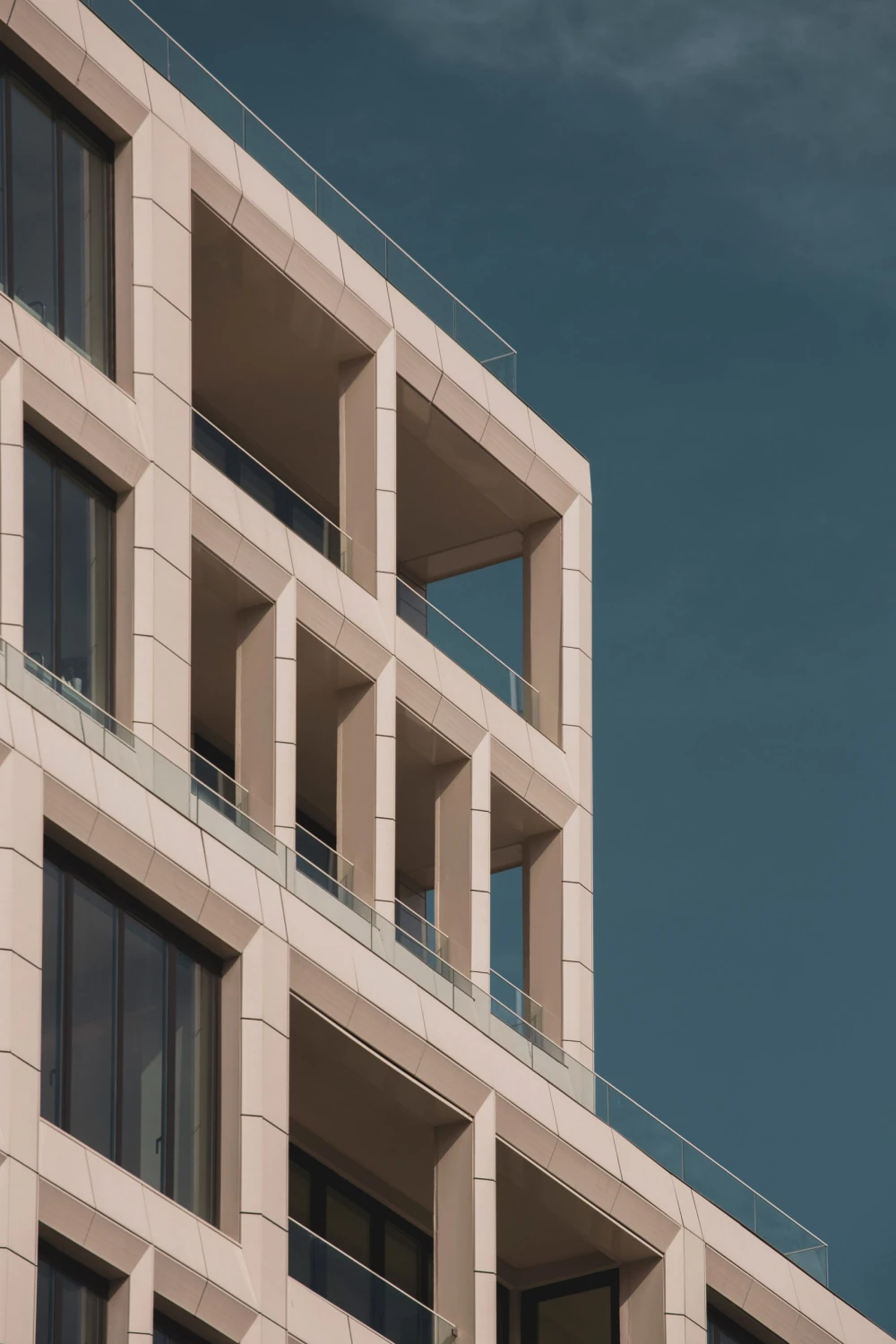 exterior, apartment building, street view, terra cotta, condos