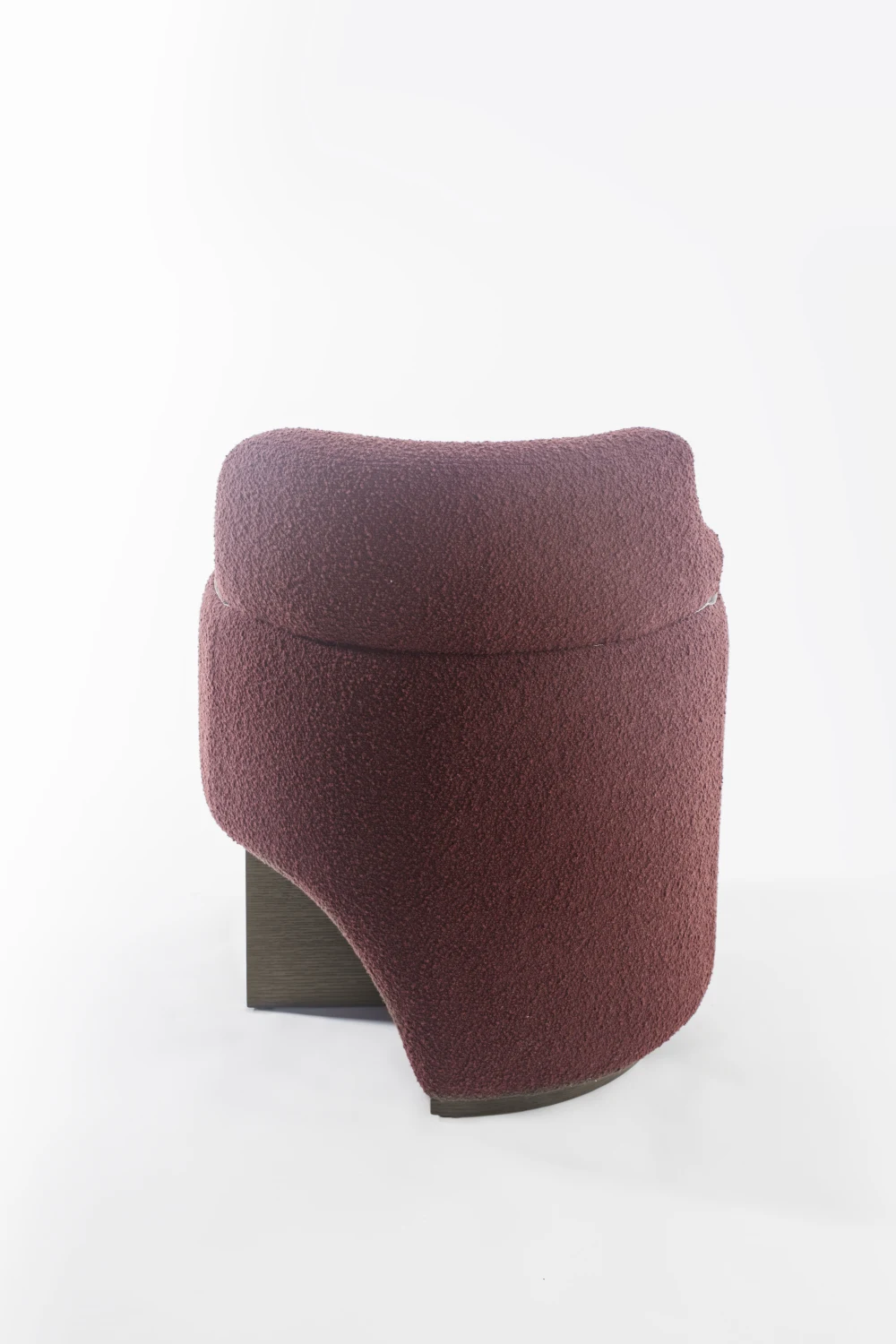 SLIPPER, PURPLE, BACK