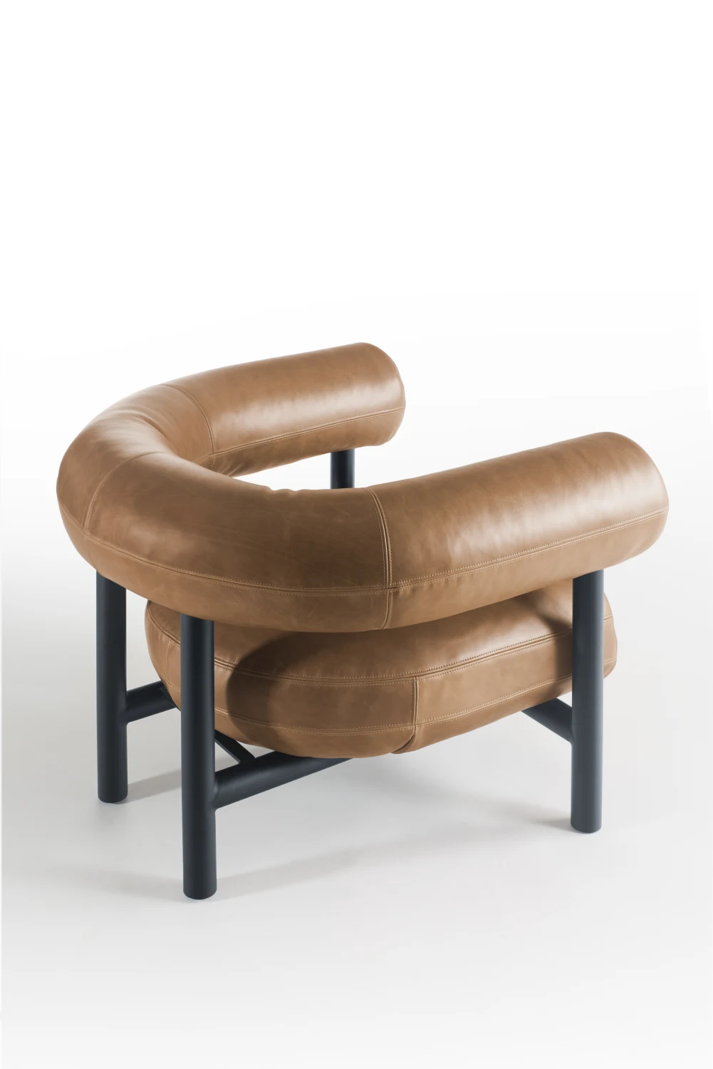 LEATHER, WOOD, DOWEL, CUSHIONS