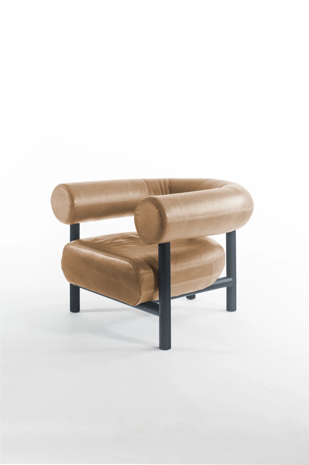 OVERALL, LEATHER, WOOD,  DOWEL, CUSHIONS