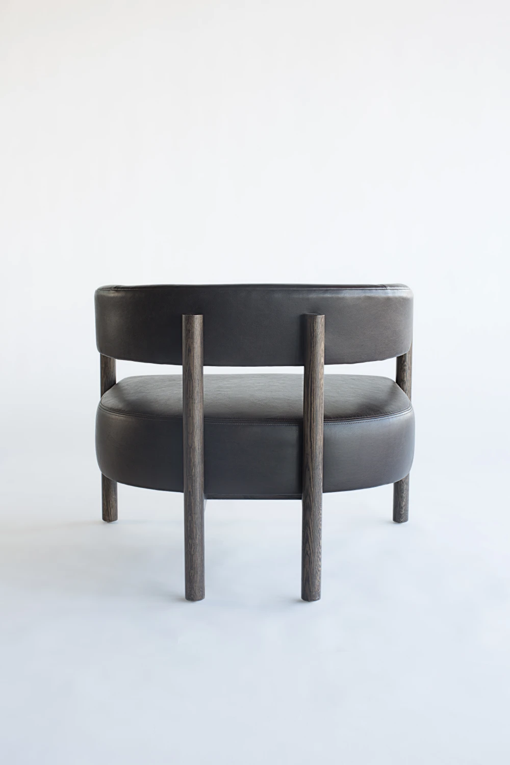 BACK, DARK, DOWEL, LOUNGE CHAIR, OAK, LEATHER