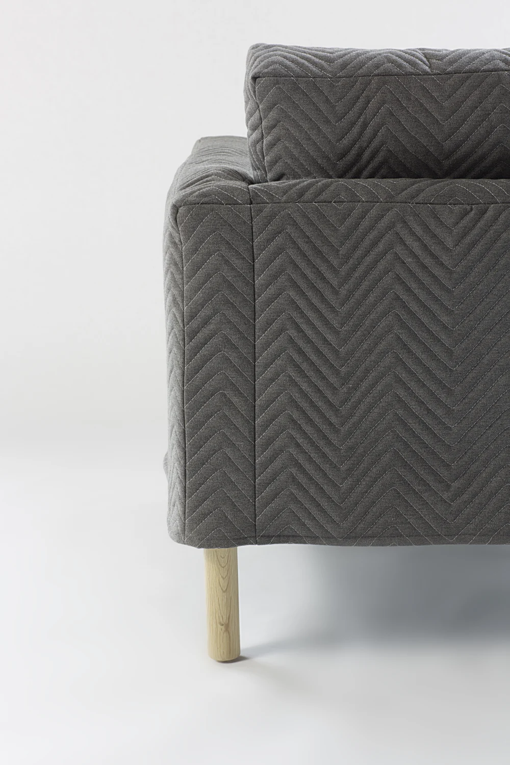 ARM CHAIR, DETAIL, QUILTED, CHEVRON