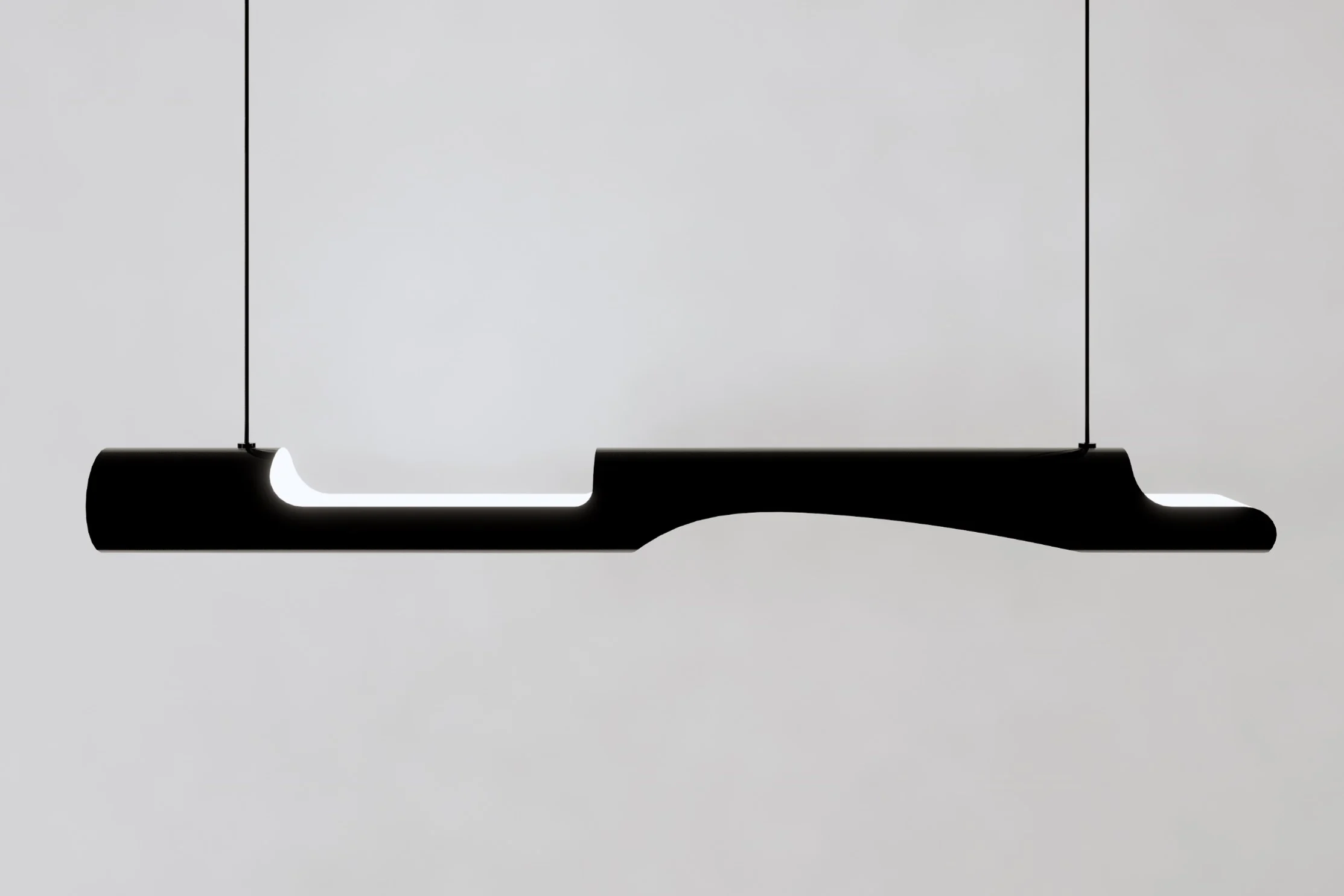 PENDANT, BLACK, WHITE