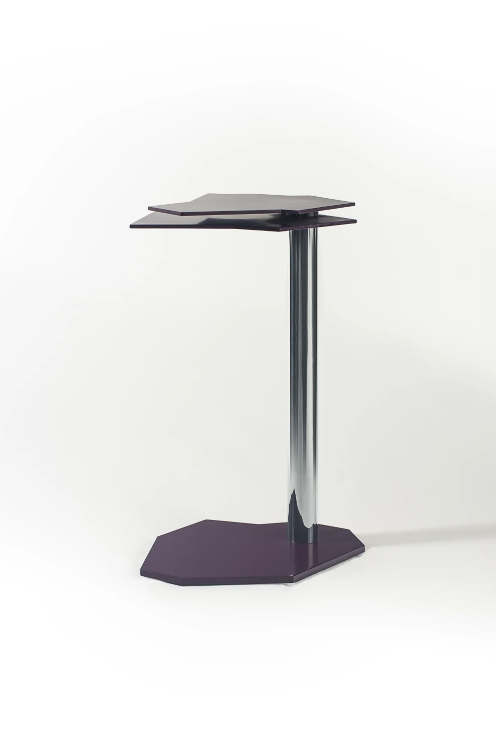 PURPLE, SIDE TABLE, SWIVEL