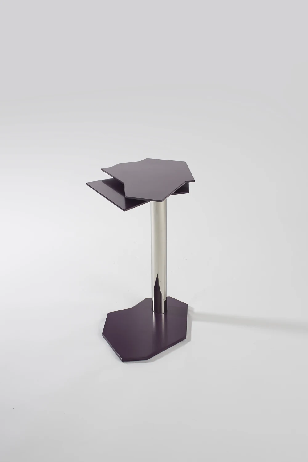 PURPLE, SIDE TABLE, SWIVEL