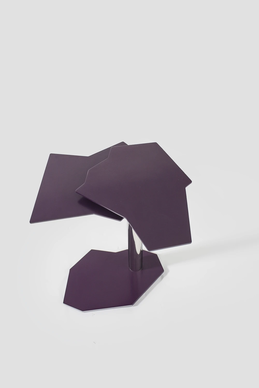 PURPLE, SIDE TABLE, SWIVEL
