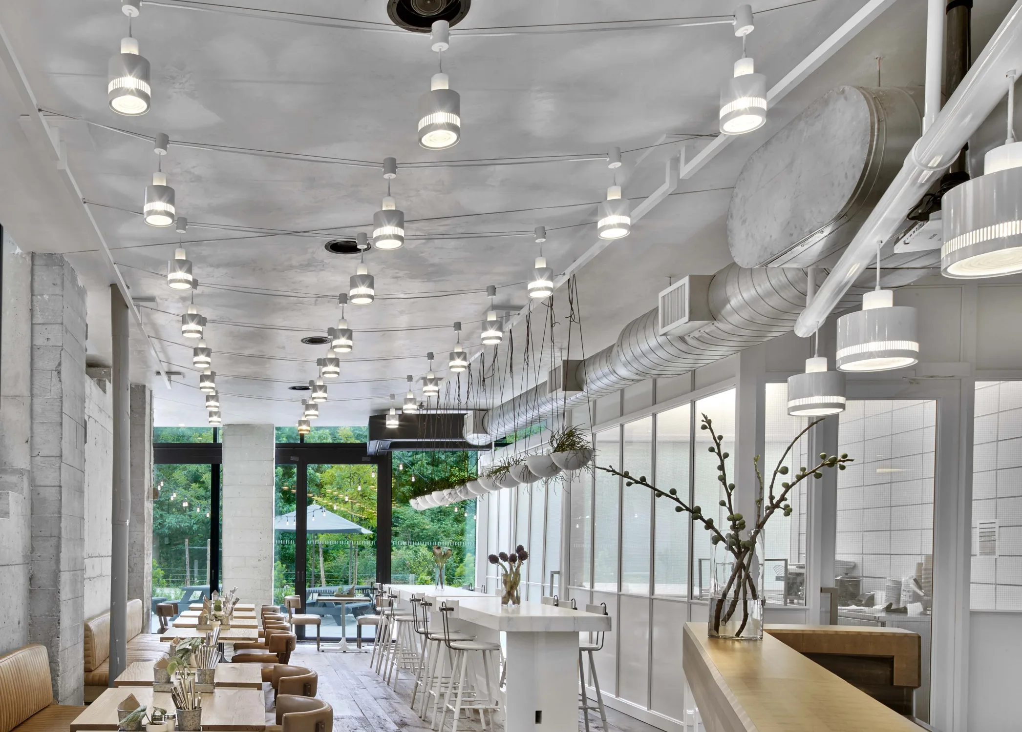 STRING LIGHT, RESTAURANT, PERFORATED, BLACK