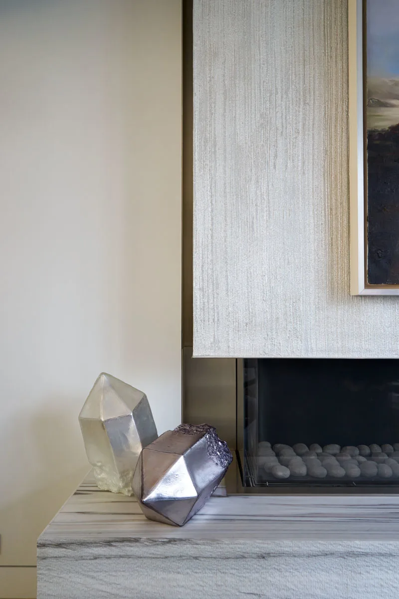 fireplace, art, decor, aluminum, wallpaper, rocks, frame, concrete, marble, corner