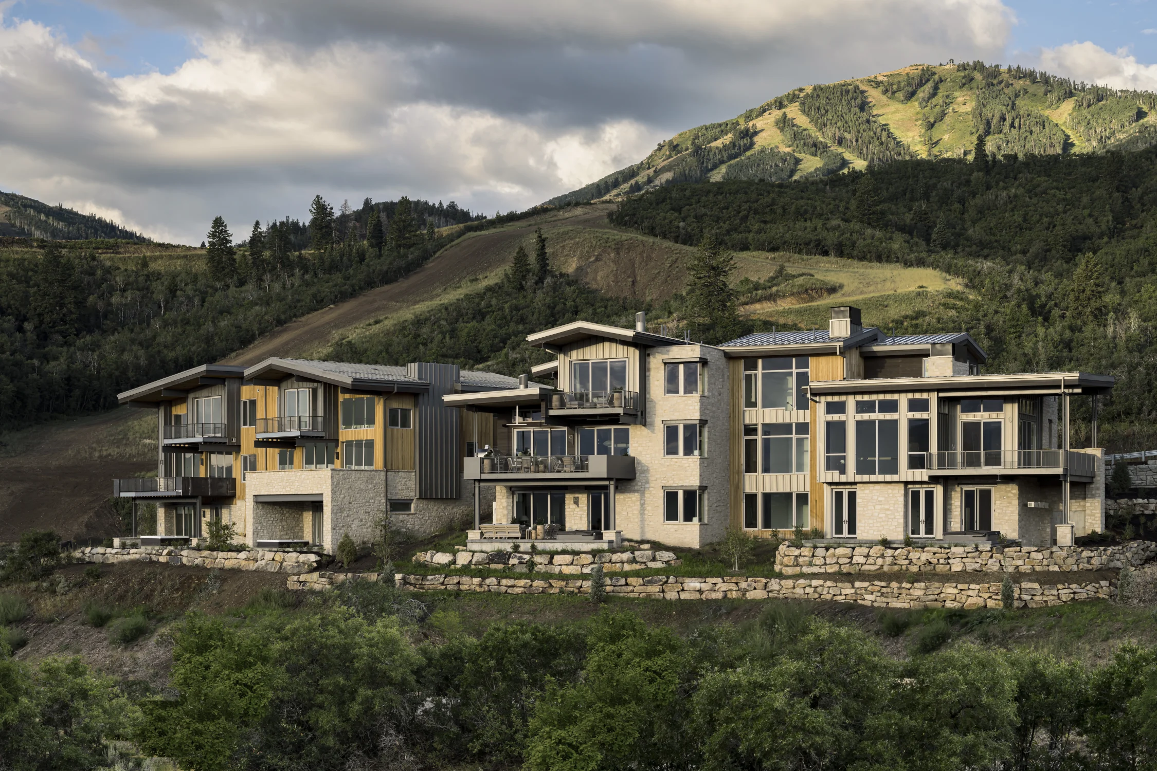 Exterior, mountains, landscape views, nature, trees, green