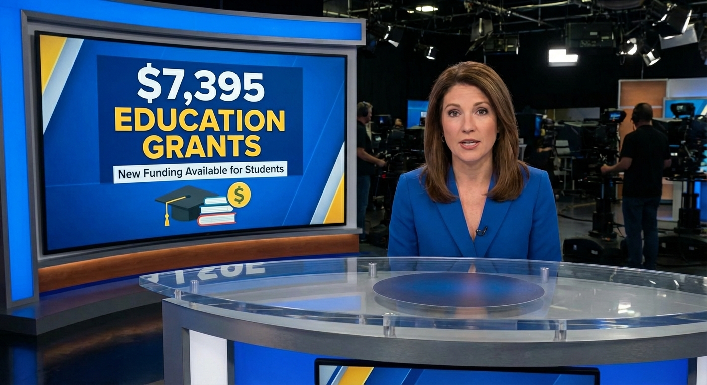 Reporter covering grant news