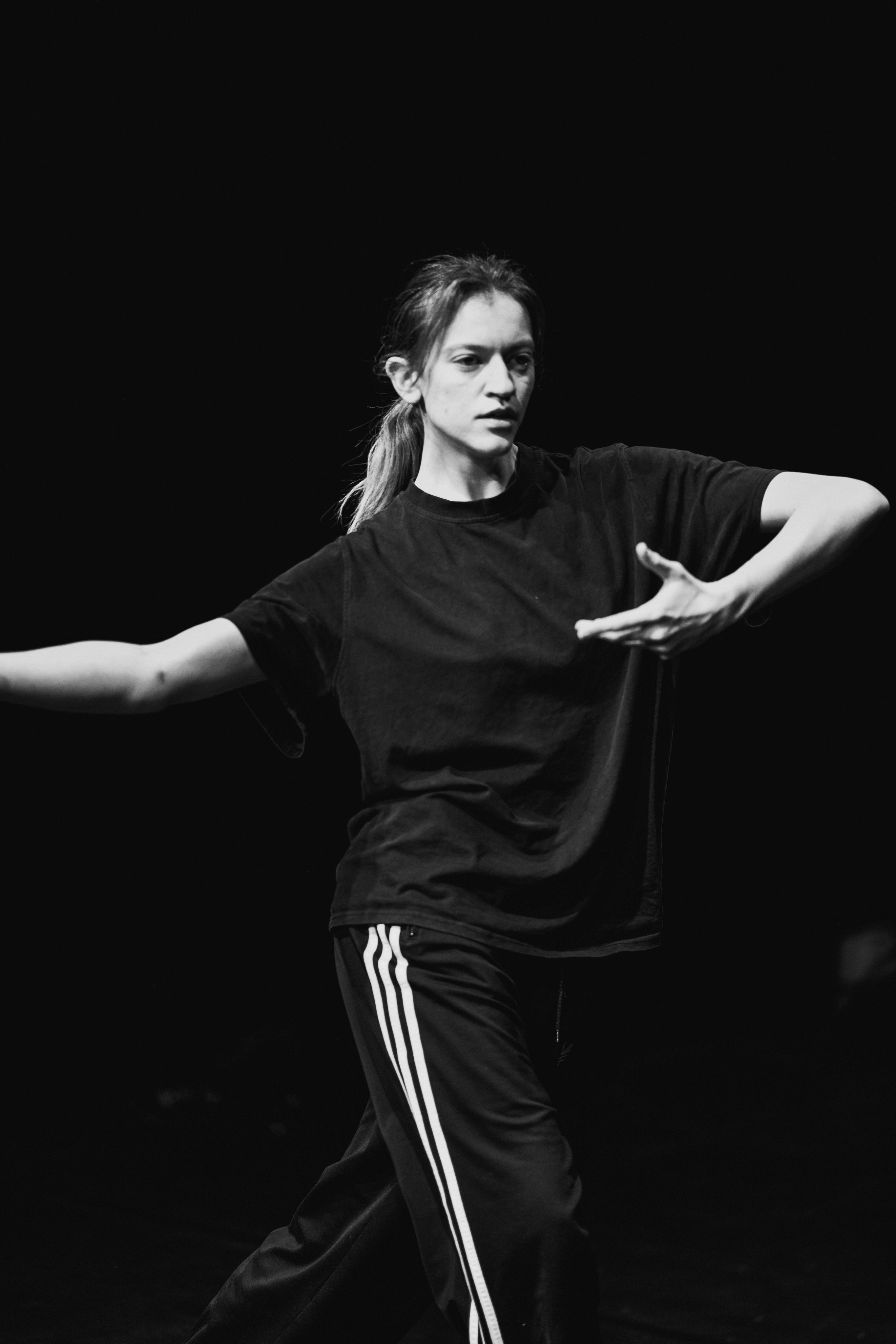 Katharina Ludwig dancing — photograph by Paul Taro Schmidt