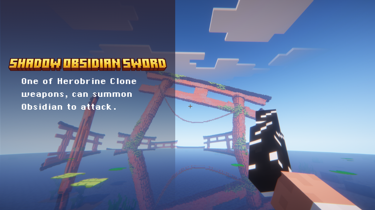 Shadow Obsidian Sword