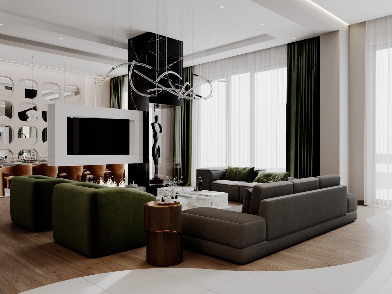 Röyal Park Villa — 300 m² müasir villa, Yasamal, 2026
