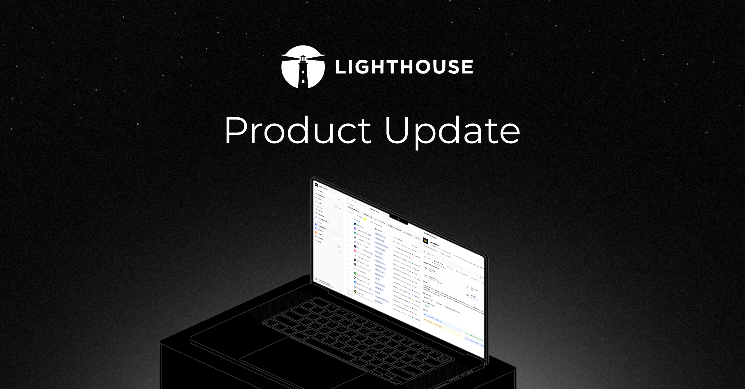 Lighthouse product update