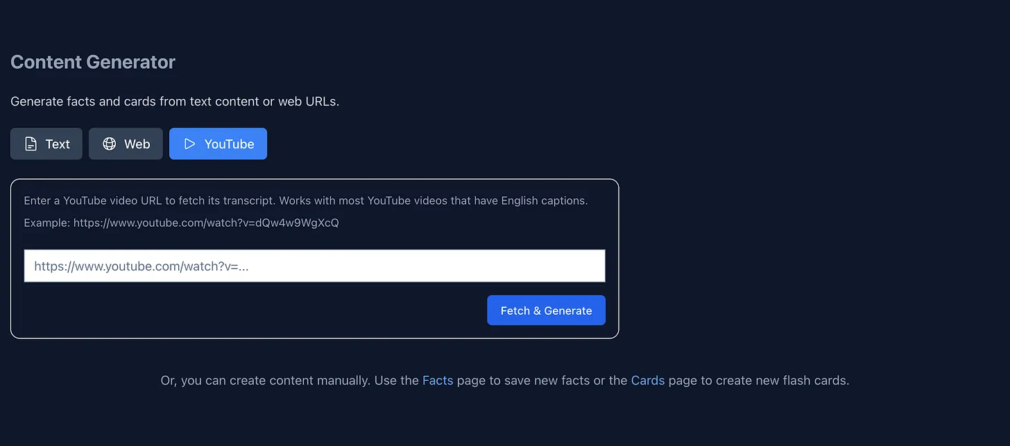 An early prototype for the interactive generator.