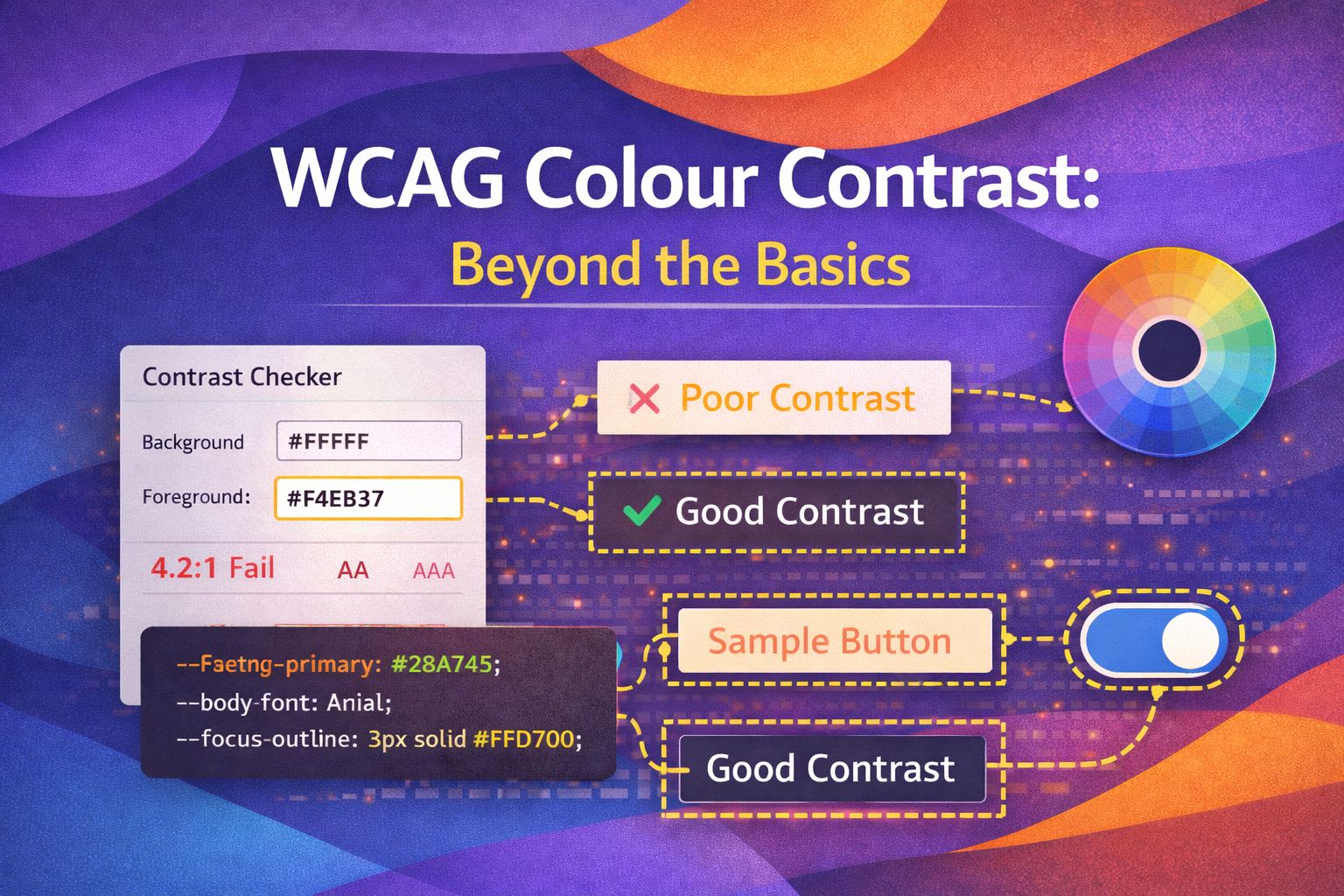 WCAG Colour Contrast: Beyond the Basics