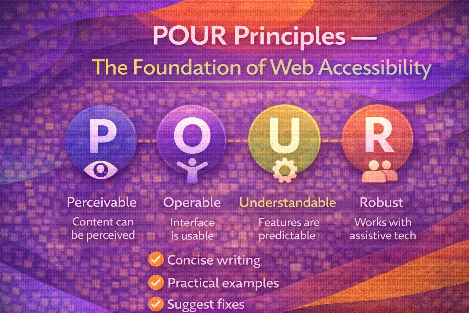 POUR Principles: The Foundation of Web Accessibility