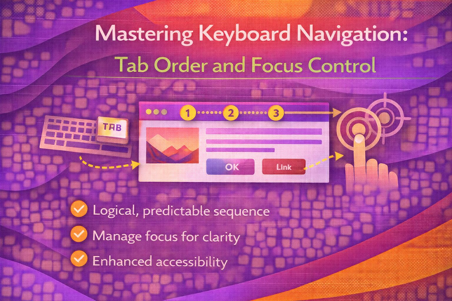 Mastering Keyboard Navigation: Tab Order and Focus Control