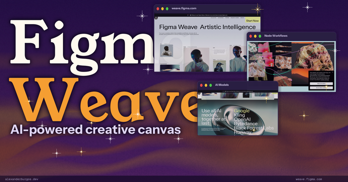 Figma Weave -- One Canvas to Rule All Your AI Models