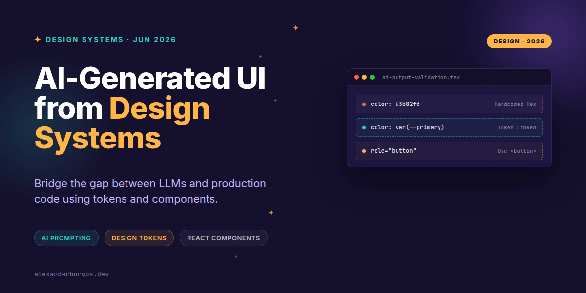 AI-Generated UI from Design Systems