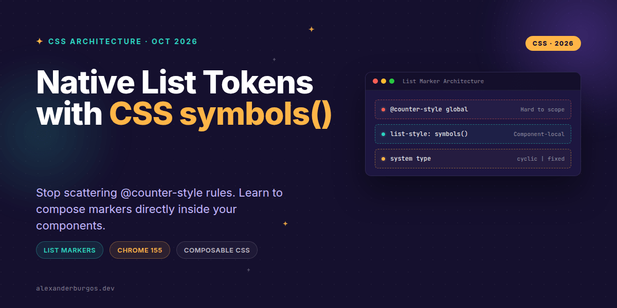 Clean Design Systems with CSS symbols()