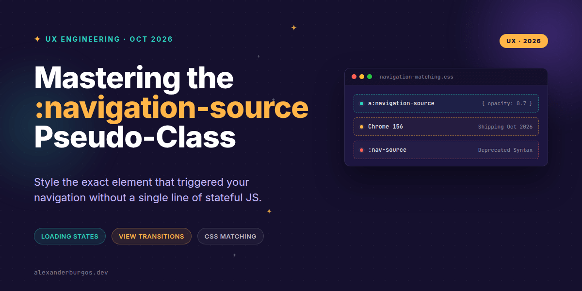 Mastering the Chrome 156 Navigation Source Pseudo-Class