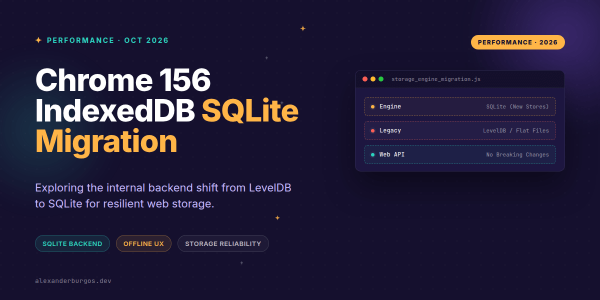 Chrome 156 IndexedDB SQLite Migration: What You Need to Know