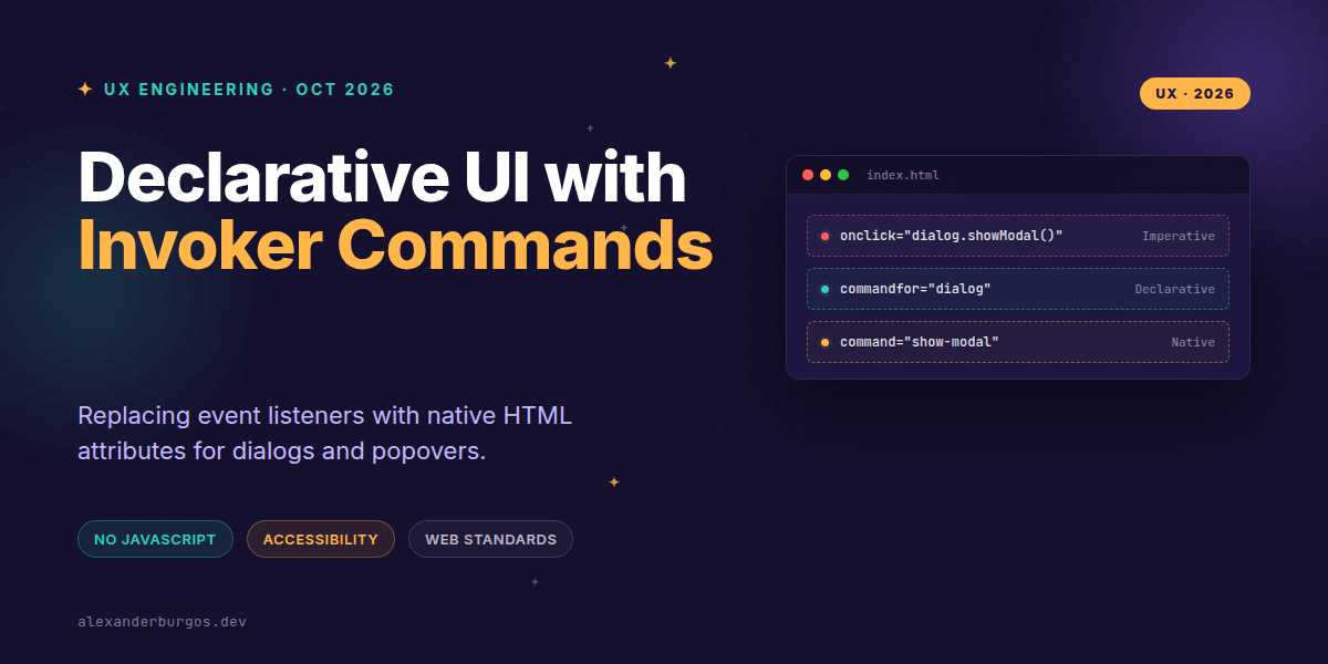 Invoker Commands: The End of Imperative UI Wiring?