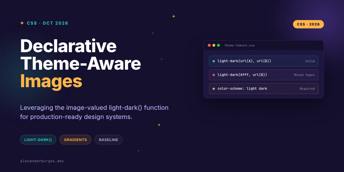 CSS Light-Dark Images Reach Safari: Theme-Aware Assets