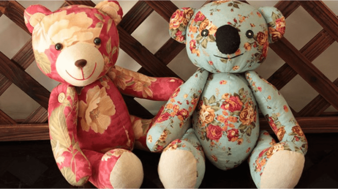 DIY Fabric Teddy Bear Free Sewing Patterns