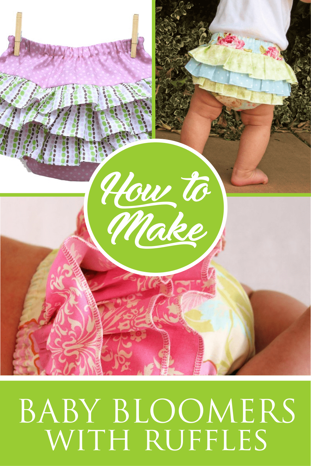 Sewing Pattern Tutorial: Ruffle Bloomers diaper covers – Sewing