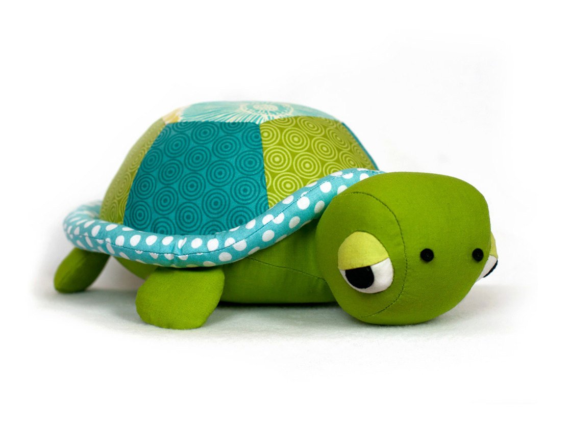 Turtle Stuffed Animal, Ninja Turtle - Free Sewing Pattern