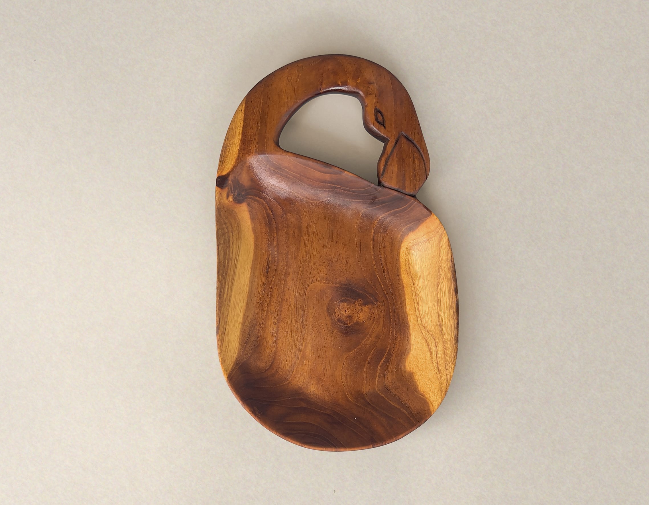 Sankofa Wooden Plate