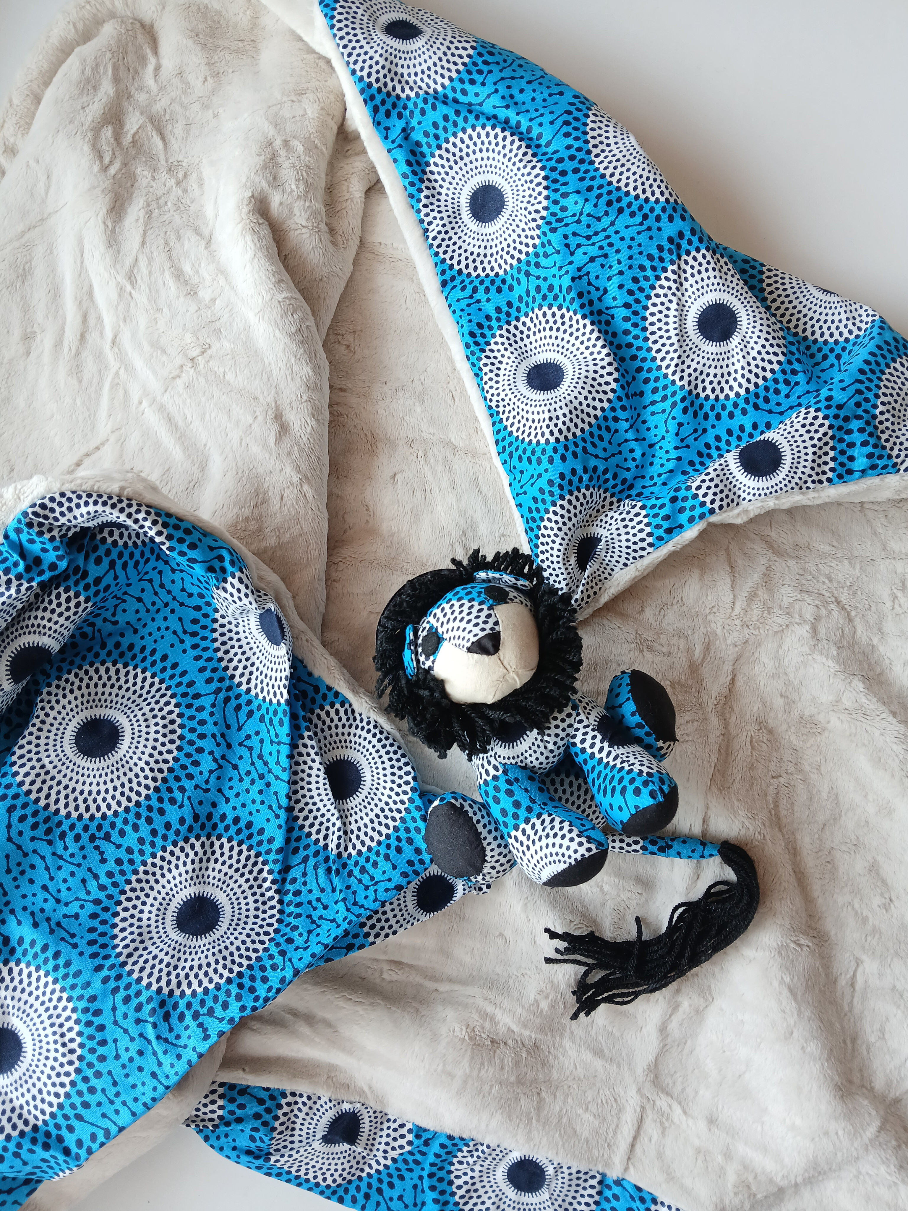 Ntoma Baby Blanket &Lion Soft Toy Set