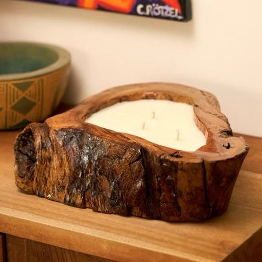 Wooden Scented Candle Holder