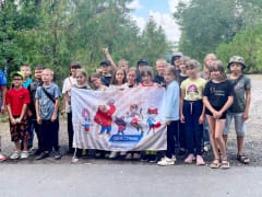 Волгодонский детский лагерь «Ивушка» сдаёт нормы ГТО по-новому