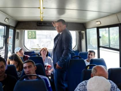 Директор городского департамента транспорта лично проверил работу кондиционеров в ростовских автобусах
