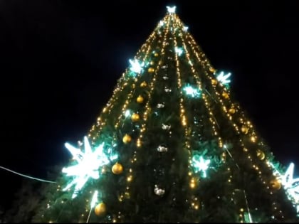 Новогоднее оформление Ростова: атмосферненько