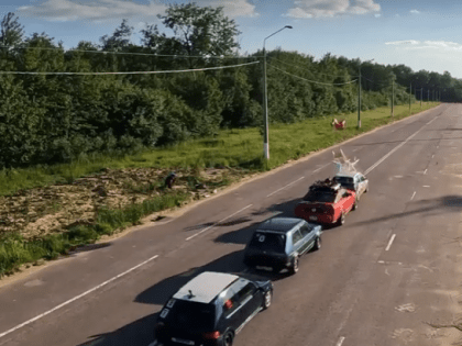 Ростовский каскадер сделал сальто над четырьмя проезжавшими автомобилями