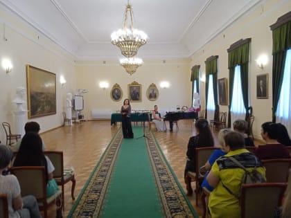 22 июня в Литературном музее А.П. Чехова прошел вечер вокальной музыки.