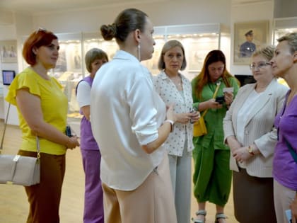 Представители госкорпорации «Росатом» в музее