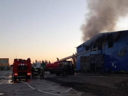 Под Азовом 19 июля сгорели два гигантских ангара с луком